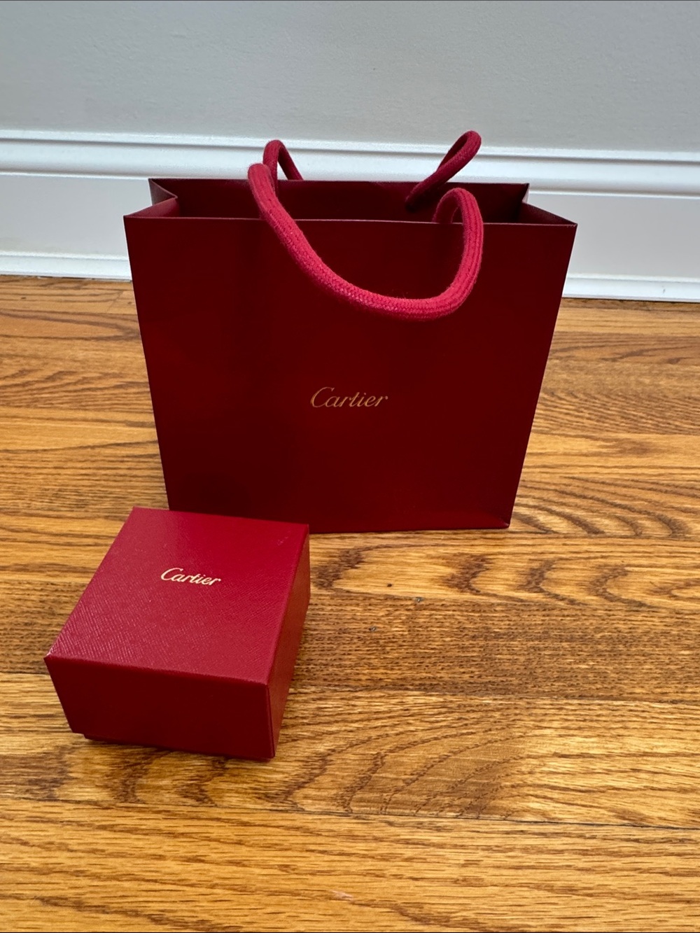 cartier box & gift bag